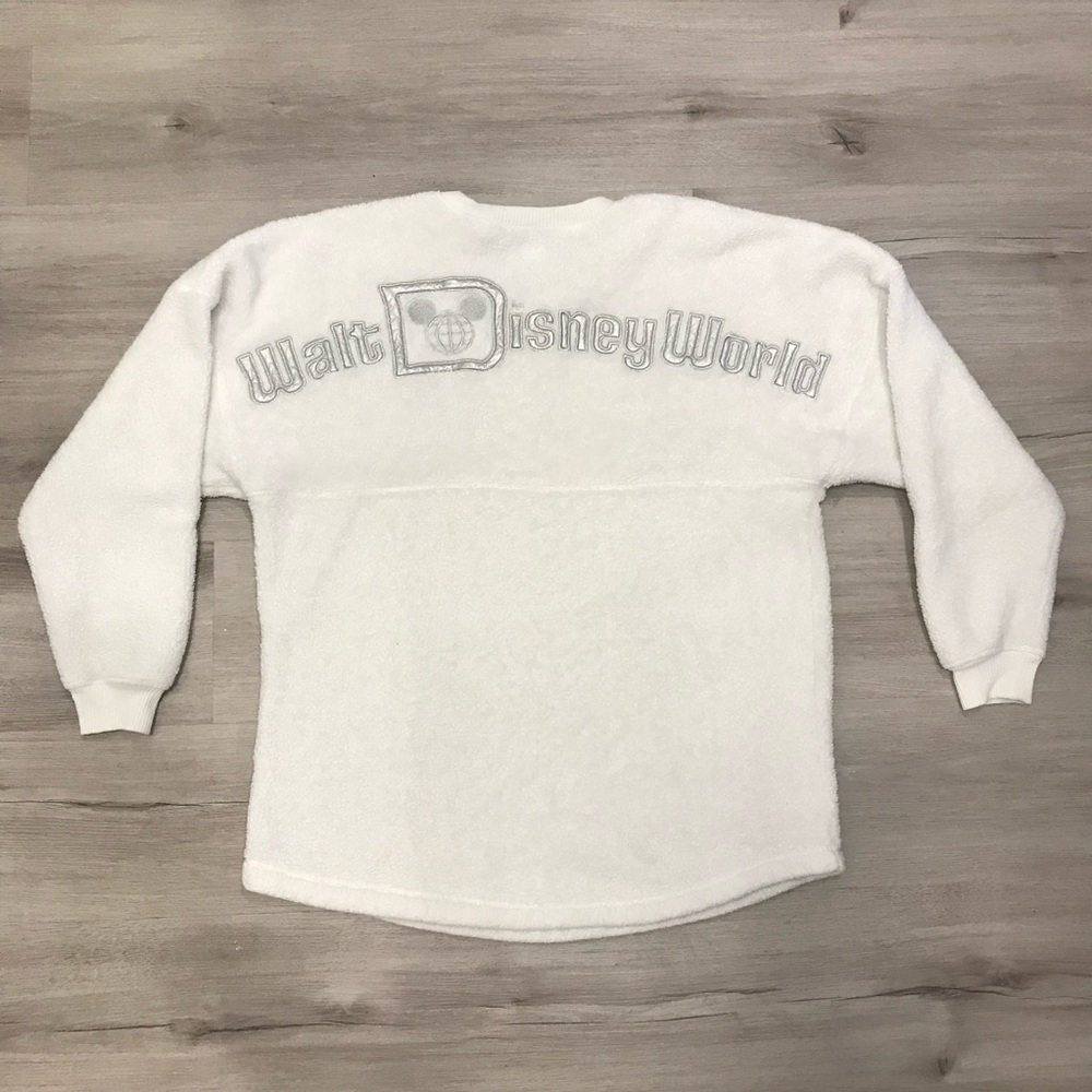 Disney 🏰 Sherpa Spirit Jersey Silver Letters